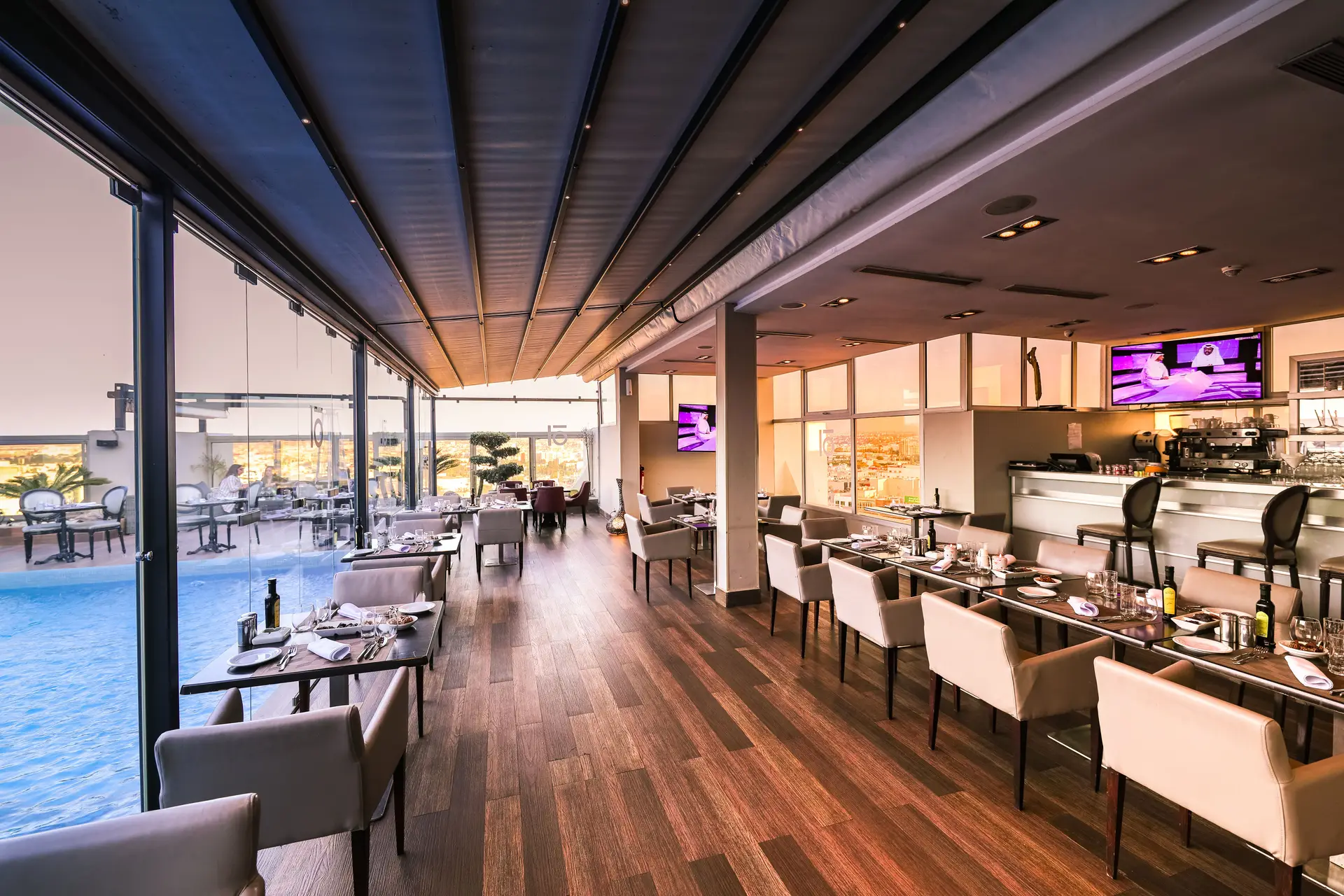 Elegant restaurant interior