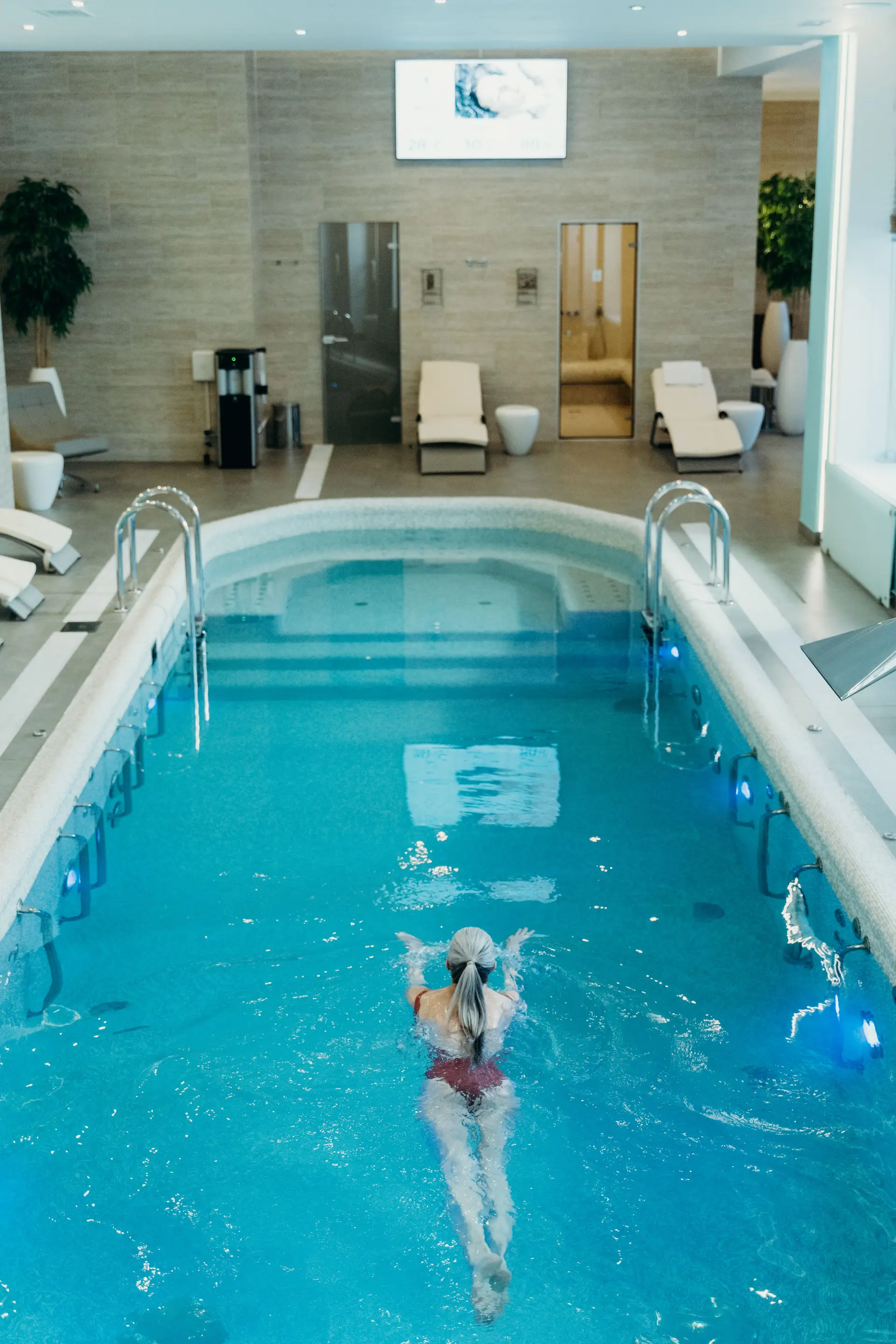 Tranquil spa pool
