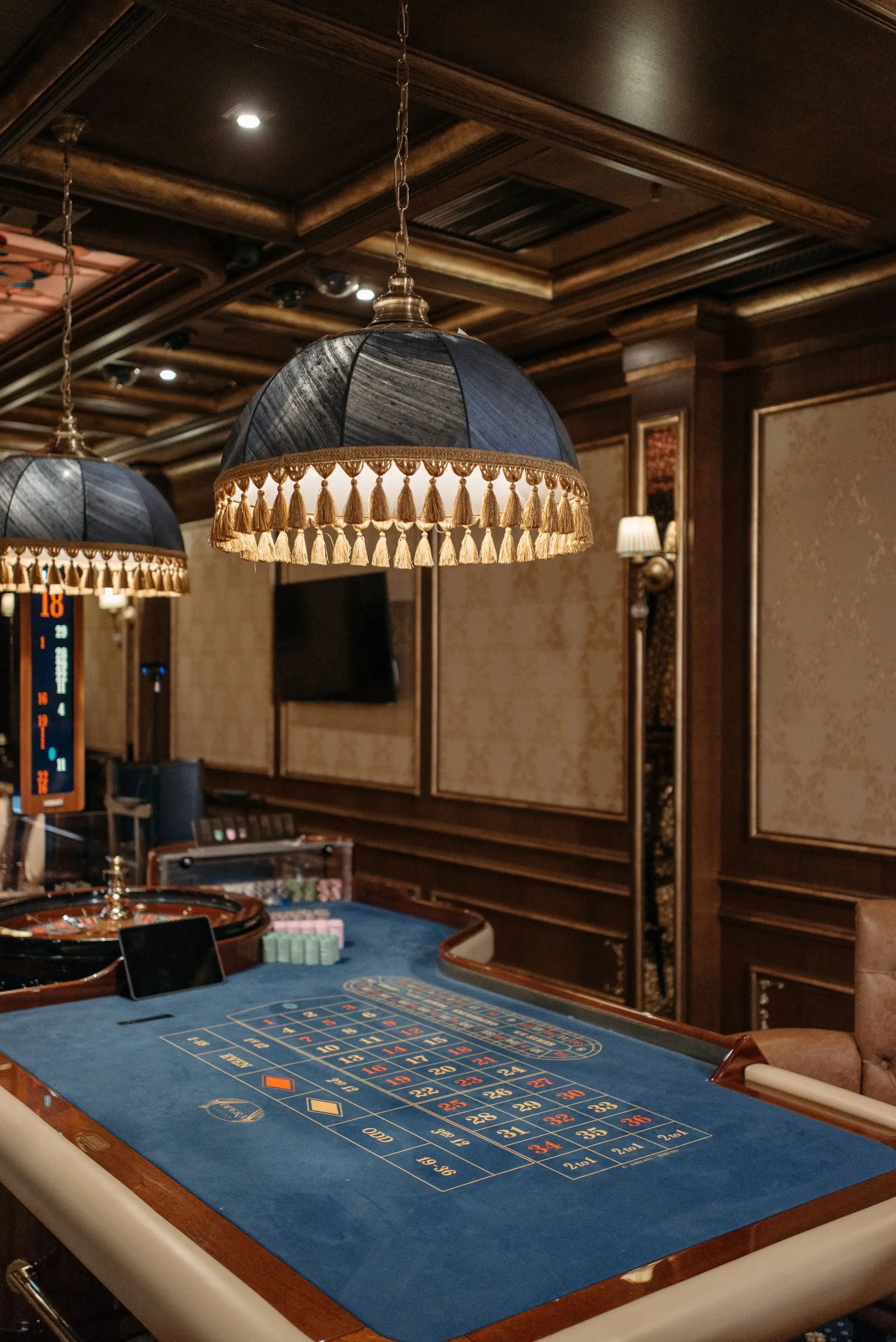 Sophisticated Casino Floor at Fenune Grand Hotel